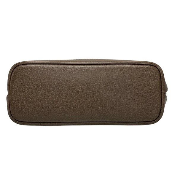 Auth GUCCI Ophidia/GG Supreme Dark Brown Beige PVC Leather Tote Bag - Picture 5 of 14